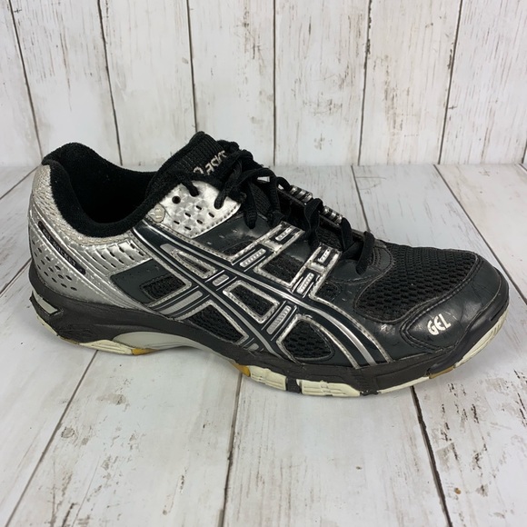 Asics Shoes - Asics Gel-Rocket Shoes Women’s Size 9.5 Athletic Running B053N Black Silver